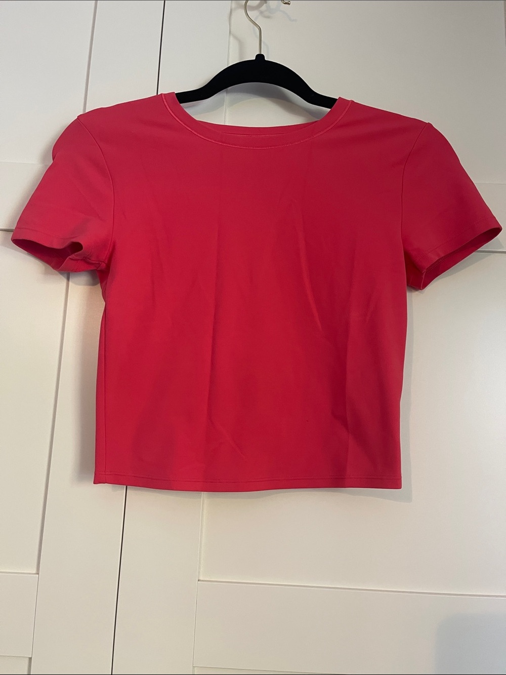 Athleta Short Sleeve Crew Tee in Pink